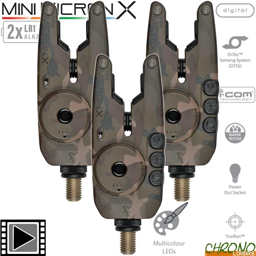 Détecteur Fox Mini Micron X Camo (les 3) 3 Détecteur Fox Mini Micron X Camo (les 3)