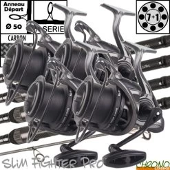 Ensemble Carp Design Slim Fighter Pro 12' 3.5lbs KR9000 (les 4)