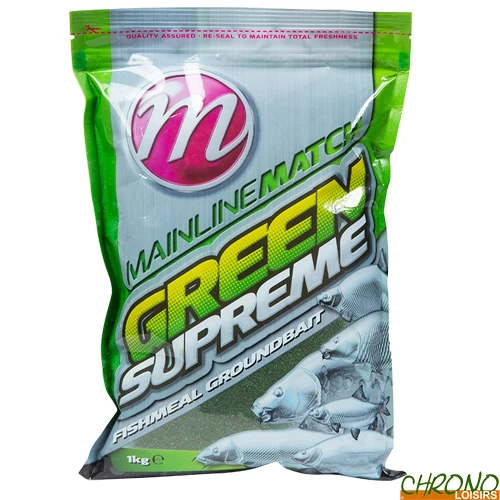 Method Mix Mainline Match Green Supreme 1kg 3 Method Mix Mainline Match Green Supreme 1kg