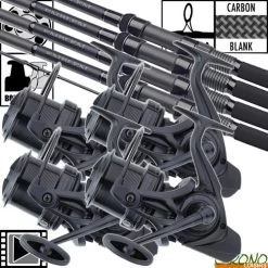 Ensemble Daiwa New Emblem Carp 10' 3.5lbs 35 SCW (les 4)