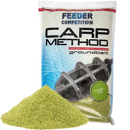 Method Mix Carp Zoom Groundbait Mussel/Fish 1kg 3 Method Mix Carp Zoom Groundbait Mussel/Fish 1kg