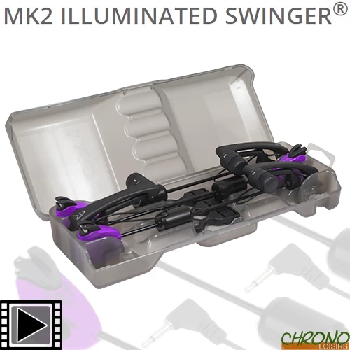 Coffret 3 Balanciers Fox MK2 Illuminated Swinger Pourpre 3 Coffret 3 Balanciers Fox MK2 Illuminated Swinger Pourpre