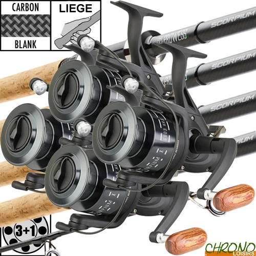 Ensemble Prowess Scorpium Full Cork 10' 3lbs X 6003 (les 4) 3 Ensemble Prowess Scorpium Full Cork 10' 3lbs X 6003 (les 4)